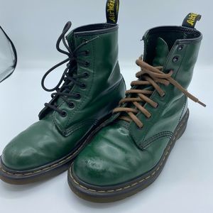 Green doc martens